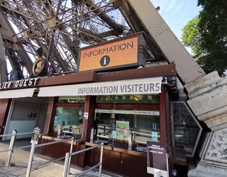 The Information Desk at the West Pillar